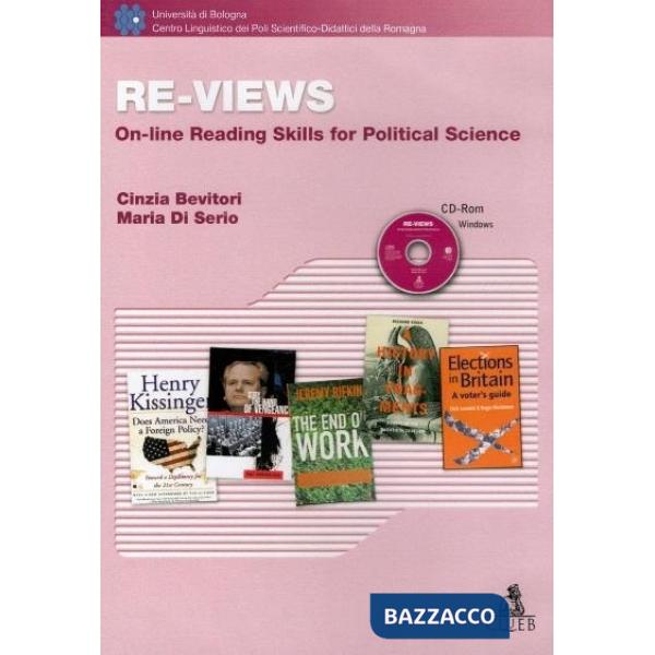 Re-views, on-line readings skills for political science. Con CD-ROM