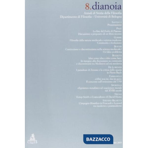 Dianoia. Annali di storia della filosofia. Vol. 8