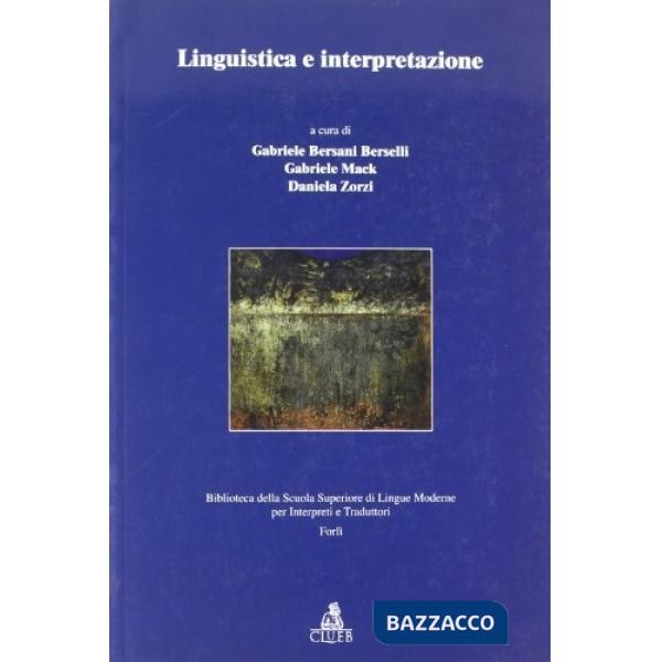 Linguistica e interpretazione