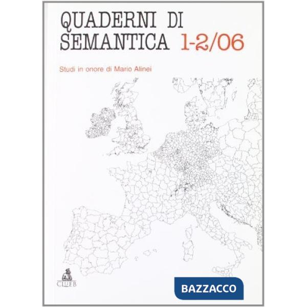 Quaderni di semantica (2006) vol. 1-2