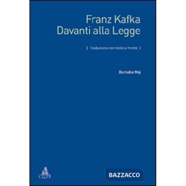 Davanti alla legge. Testo tedesco a fronte