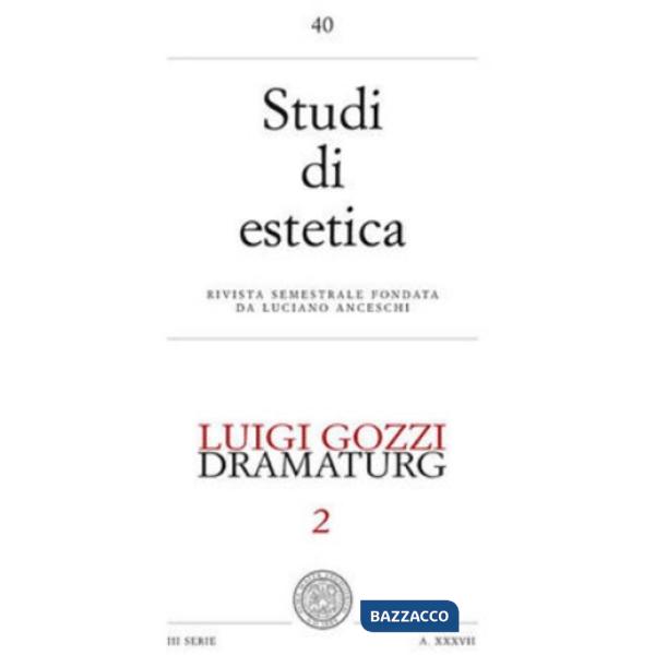 Studi di estetica. Vol. 40