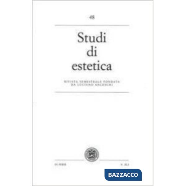 Studi di estetica. Vol. 48