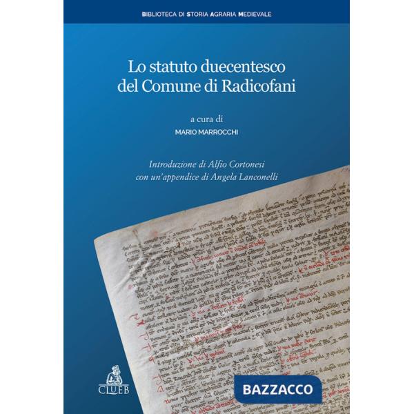 Statuto duecentesco del Comune di Radicofani (Lo)