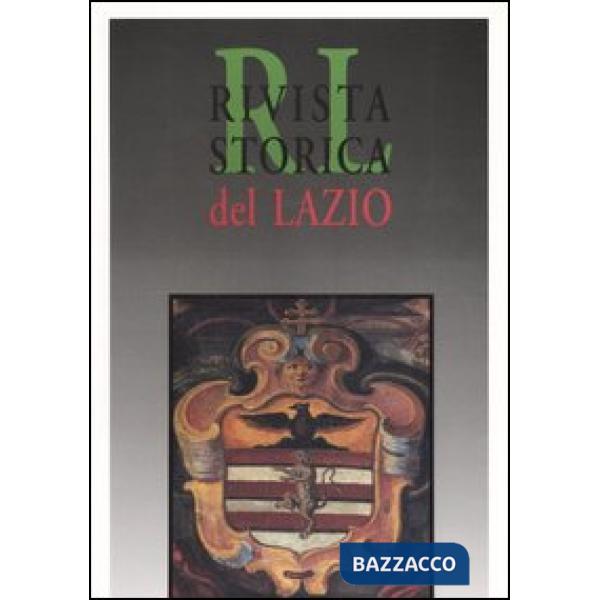 Rivista storica del Lazio (1999). Vol. 11