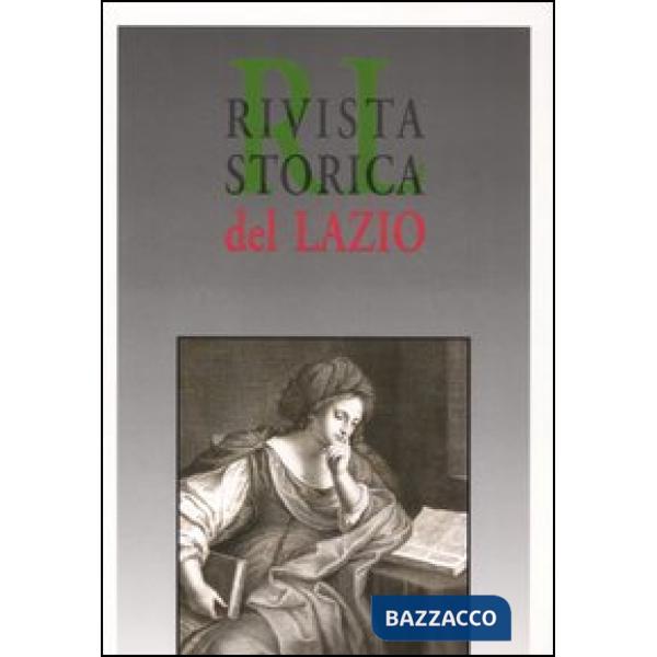Rivista storica del Lazio vol: 13-14
