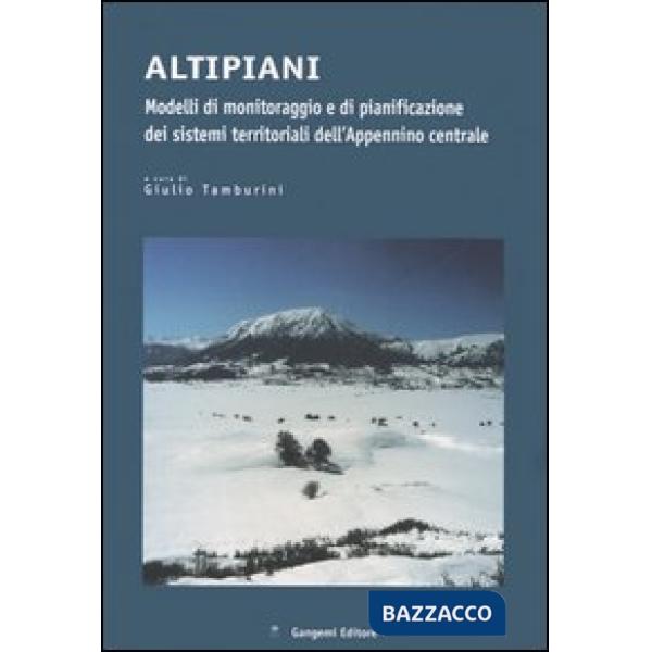 Altipiani. Modelli di monitoraggio e di pianificazione dei sistemi territoriali dell'Appennino centrale