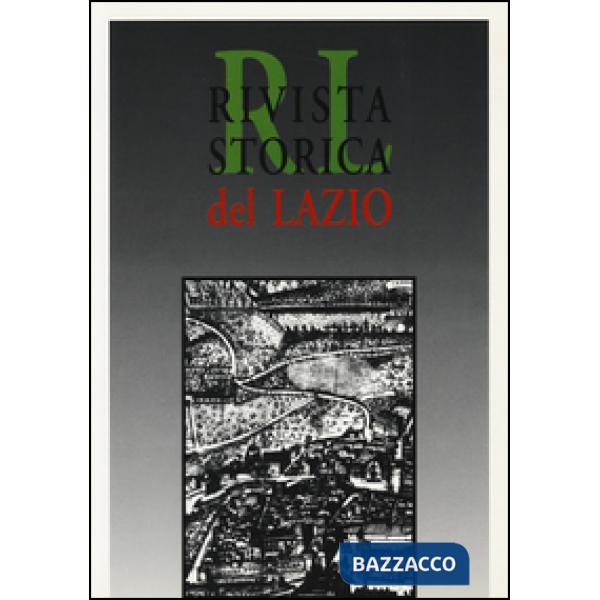Rivista storica del Lazio. Vol. 20