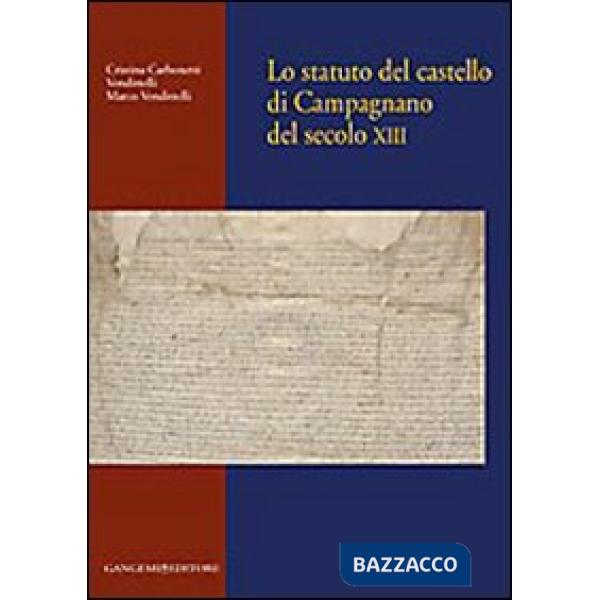 Statuto del castello di Campagnano del secolo XIII (Lo)