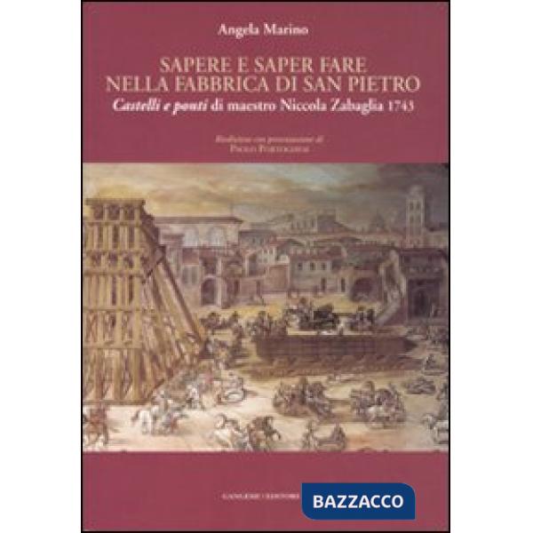 Sapere e saper fare nella fabbrica di San Pietro. «Castelli e ponti» di maestro Niccola Zabaglia 1743. Ediz. illustrata