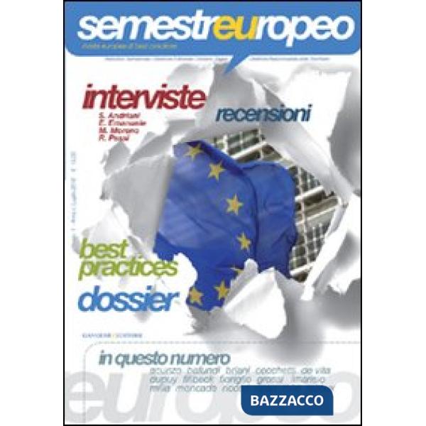 Semestre europeo (2010). Vol. 1