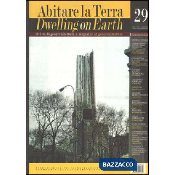 Abitare la terra. Ediz. italiana e inglese. Vol. 29