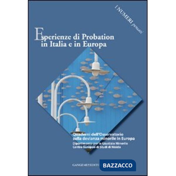 Esperienze di probation in Italia e in Europa. I numeri pensati