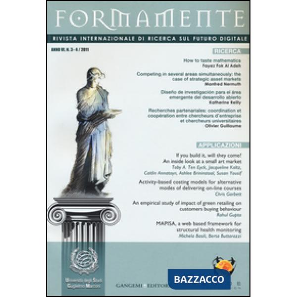 Formamente. Rivista internazionale sul futuro digitale (2011) vol. 3-4