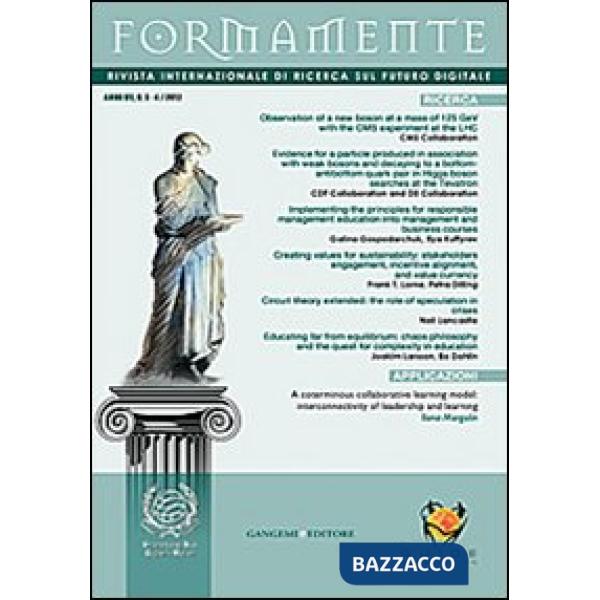 Formamente. Rivista internazionale sul futuro digitale vol. 3-4