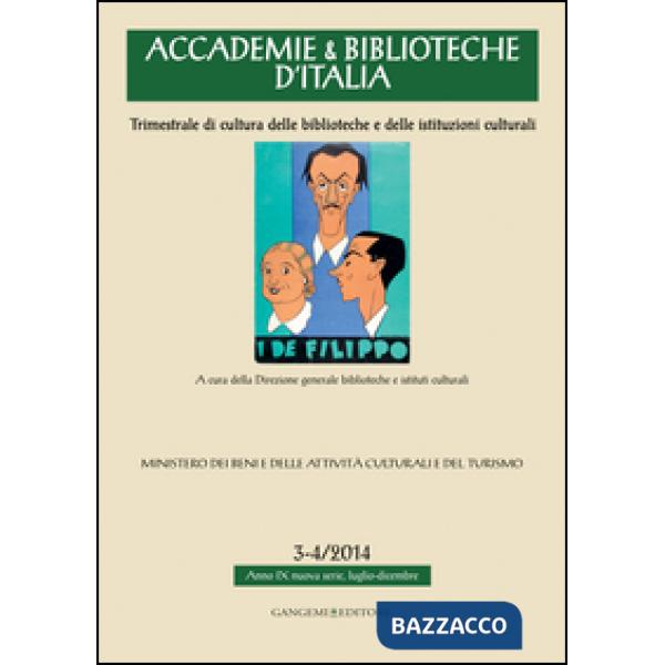 Accademie & biblioteche d'Italia (2014) vol. 3-4