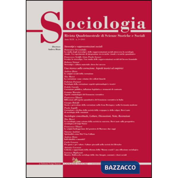 Sociologia. Rivista quadrimestrale di scienze storiche e sociali (2015). Vol. 3