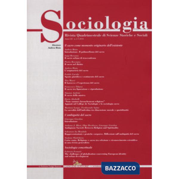 Sociologia. Rivista quadrimestrale di scienze storiche e sociali (2018). Vol. 2