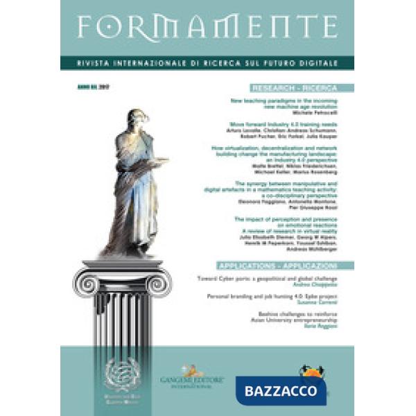 Formamente. Rivista internazionale sul futuro digitale. Ediz. inglese (2017). Vol. 1-2
