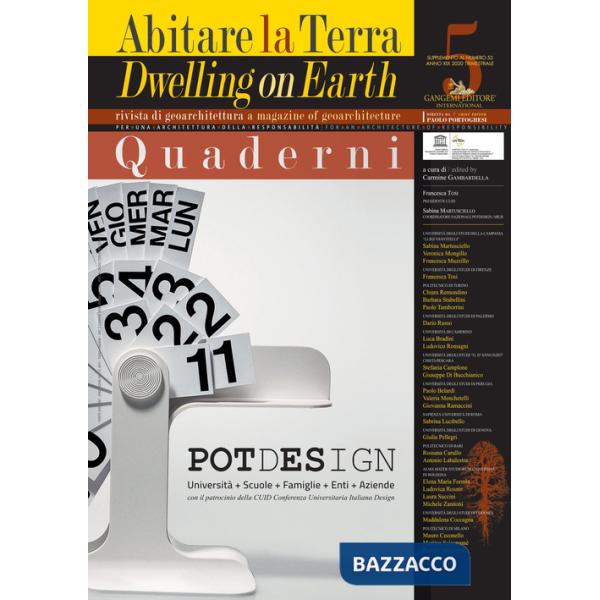 Abitare la terra-Dwelling on earth. Quaderni. Supplemento alla Rivista di geoarchitettura. Vol. 5