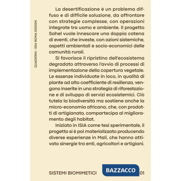 Quaderno Isia. Ediz. bilingue. Vol. 1: Sistemi biomimetici-Biomimetic systems