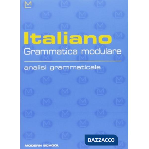 GRAMMATICA MODULARE-ANAL. GRAMM