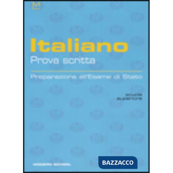 ITALIANO PROVA SCRITTA