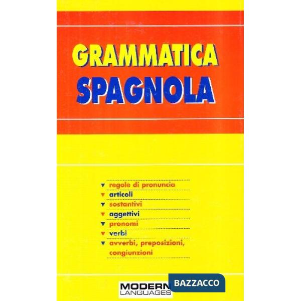 GRAMMATICA SPAGNOLA