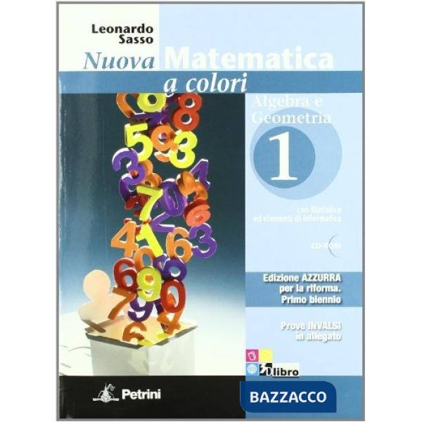 NUOVA MATEMATICA COLORI AZZURRA A/G. 1 + Q + CD