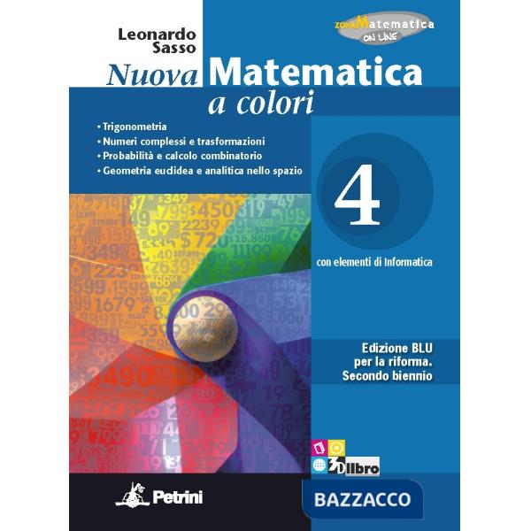 NUOVA MATEMATICA COLORI BLU 4 + EB