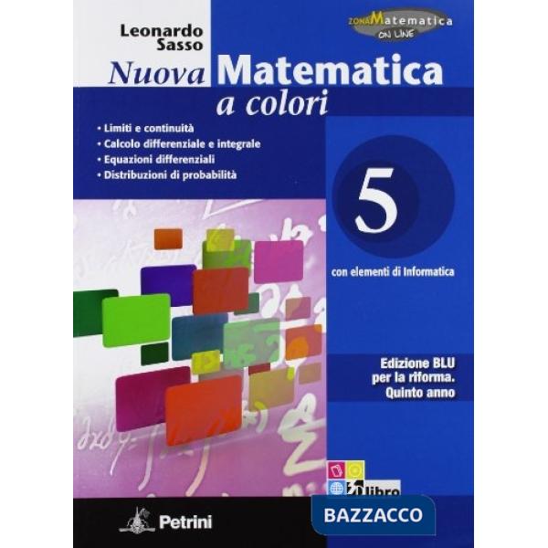 NUOVA MATEMATICA COLORI BLU 5 + EB