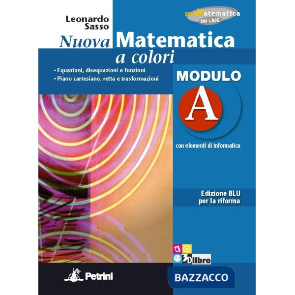NUOVA MATEMATICA COLORI BLU MODULO A + EB