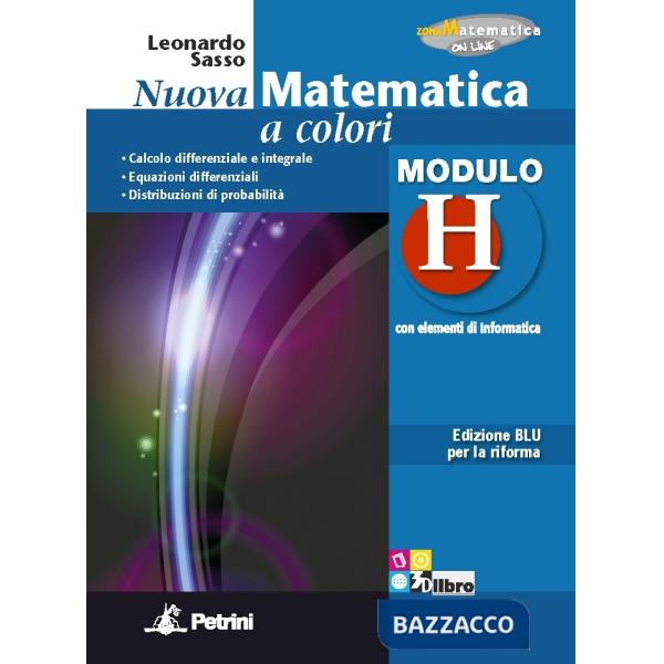 NUOVA MATEMATICA COLORI BLU MODULO H + EB