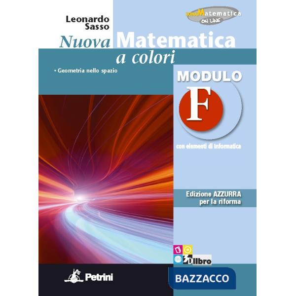 NUOVA MATEMATICA COLORI AZZURRA MODULO F + EB