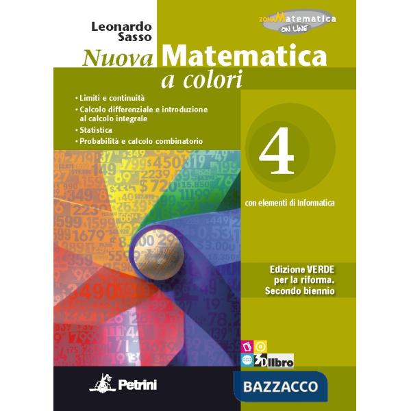 NUOVA MATEMATICA COLORI VERDE 4 + EB