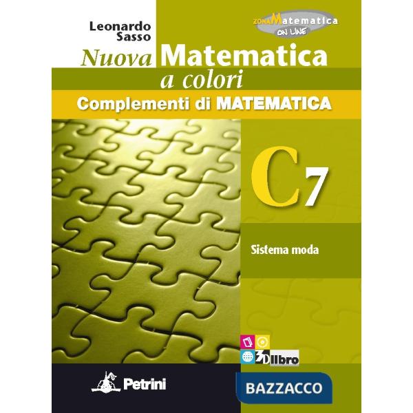 NUOVA MATEMATICA COLORI VERDE C7 MODA + EB