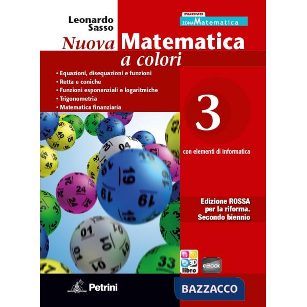 NUOVA MATEMATICA COLORI ROSSA 3 + EB