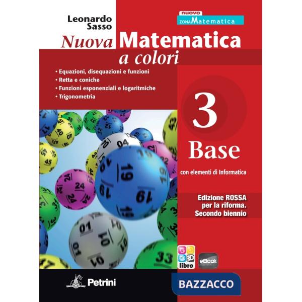 NUOVA MATEMATICA COLORI ROSSA 3 BASE + EB