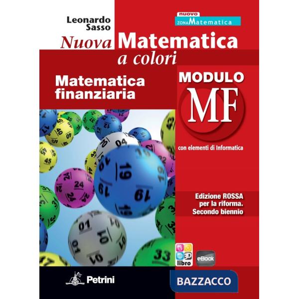 NUOVA MATEMATICA COLORI ROSSA 3 MATEMATICA FINANZIARIA + EB