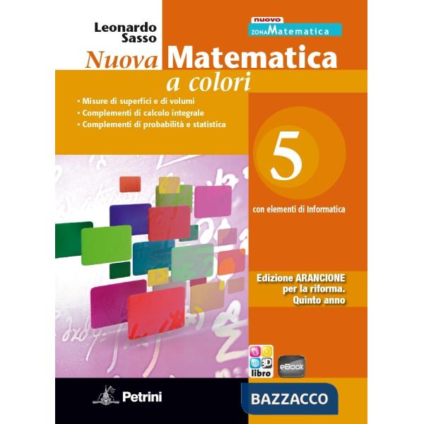 NUOVA MATEMATICA COLORI ARANCIONE 5 + EB