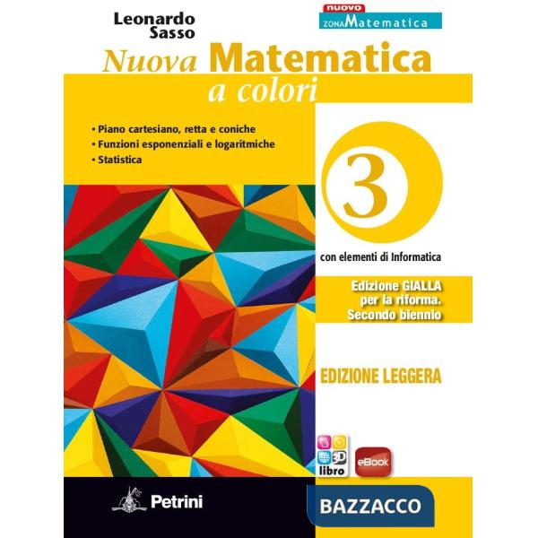 NUOVA MATEMATICA COLORI GIALLA 3 LEGGERA + EB