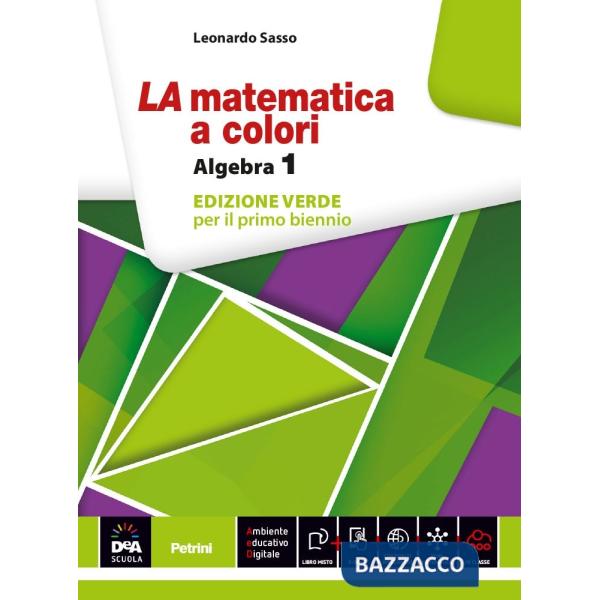 NUOVA MATEMATICA COLORI VERDE ALGEBRA 1 + EB