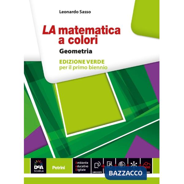 NUOVA MATEMATICA COLORI VERDE GEOMETRIA + EB