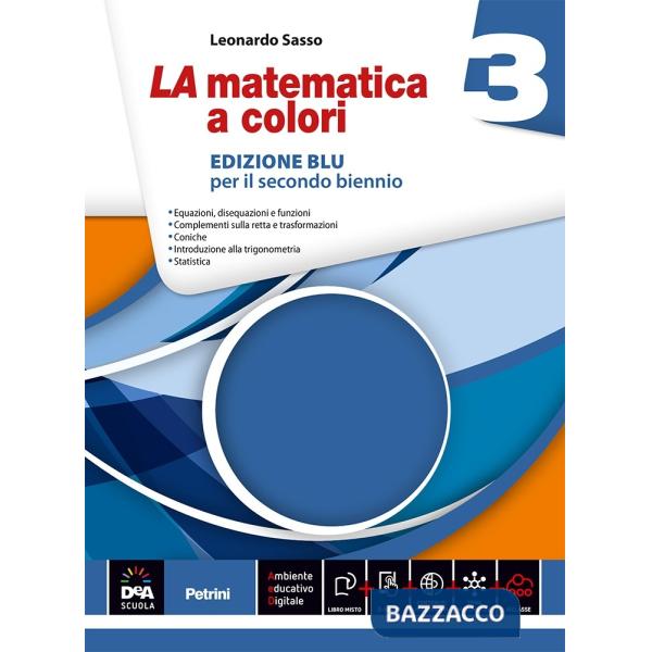 MATEMATICA A COLORI BLU VOL. 3 + EBOOK