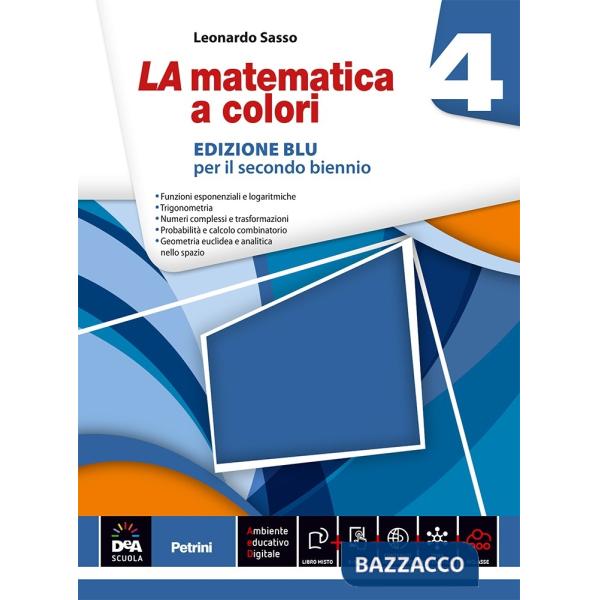 MATEMATICA A COLORI BLU VOL. 4 + EBOOK