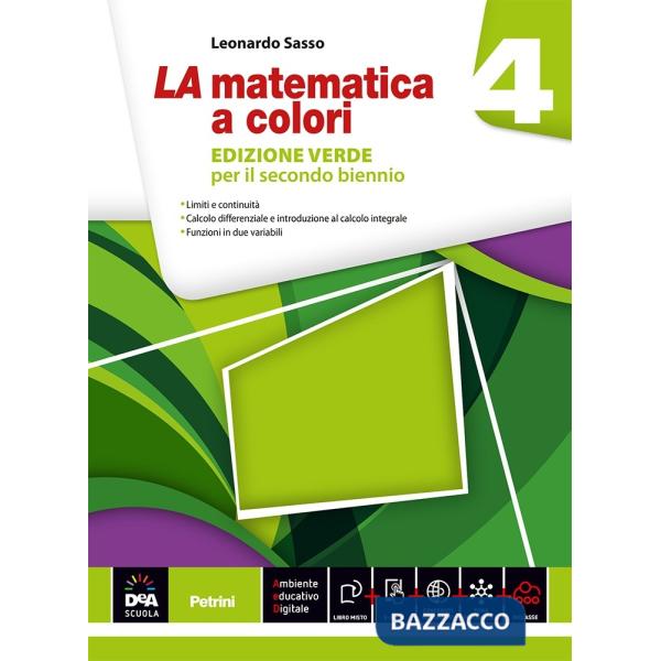 NUOVA MATEMATICA COLORI VERDE 4 + EB