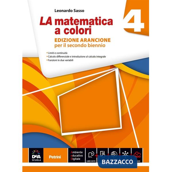 NUOVA MATEMATICA COLORI ARANCIONE 4 + EB