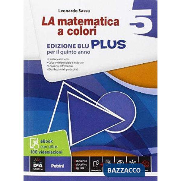 MATEMATICA A COLORI BLU 5 PLUS + EBOOK + VIDEOLEZIONI