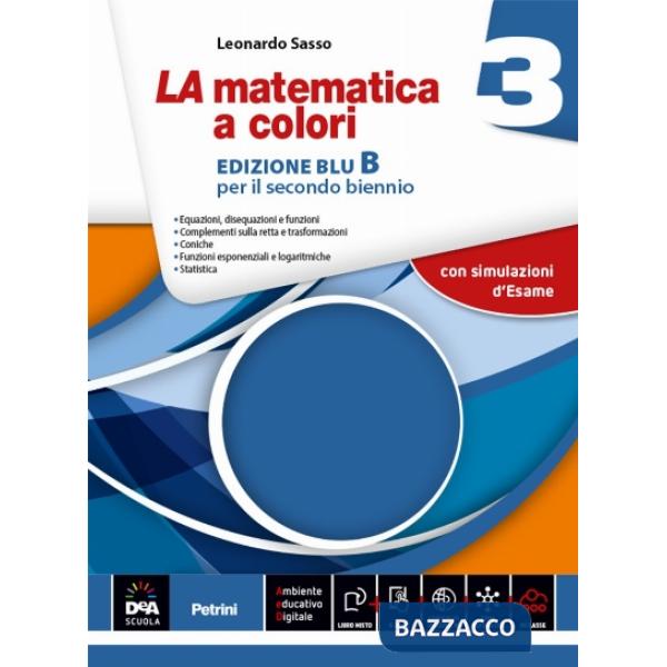 LA MATEMATICA COLORI BLU 3B + EB 2016