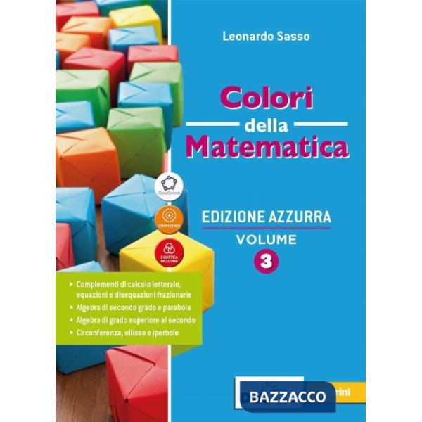 COLORI DELLA MATEMATICA EDIZIONE AZZURRA VOLUME 3 + QUADERNO + EBOOK